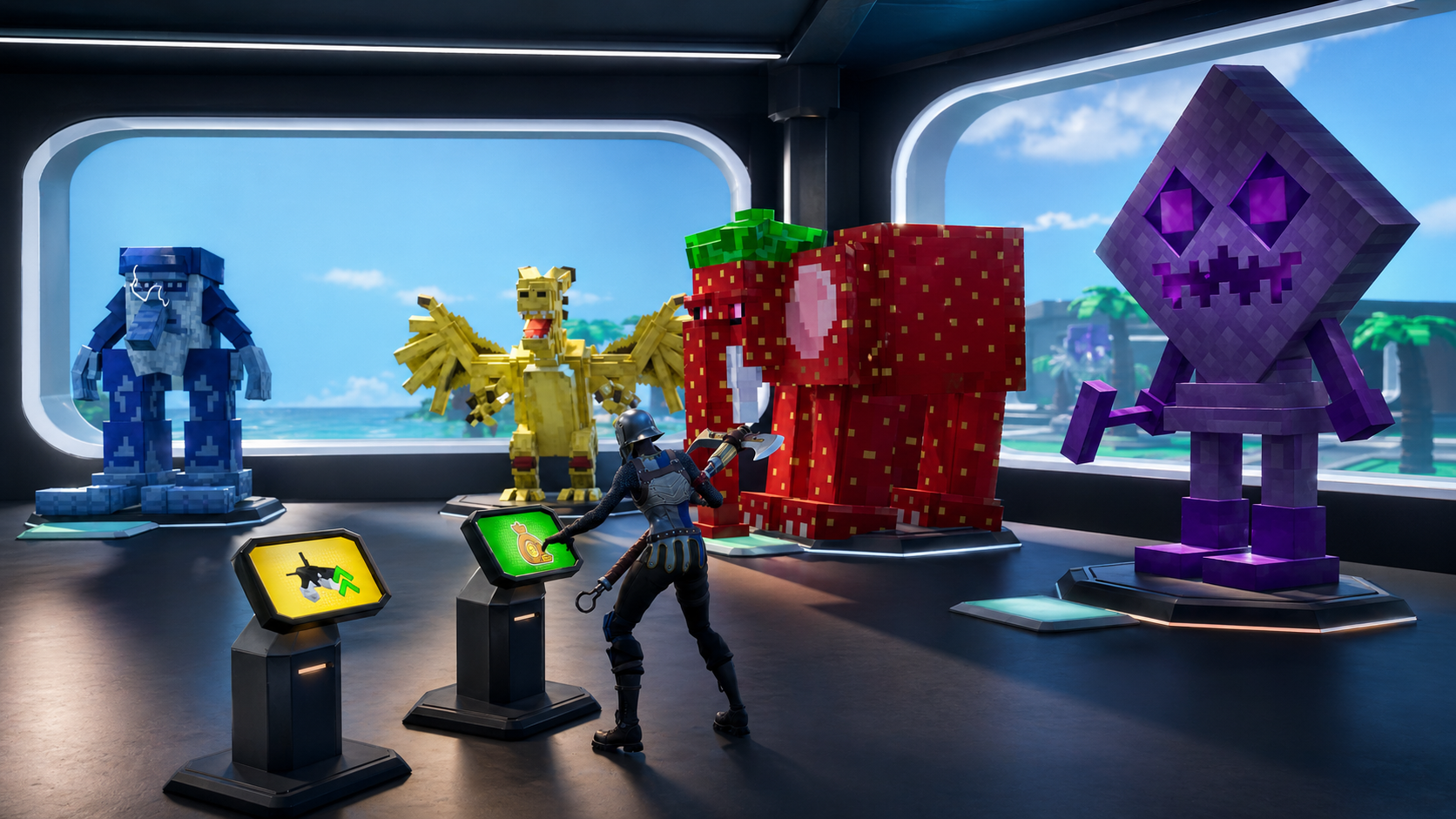 Attack the Brainrot gallery and character display screenshot