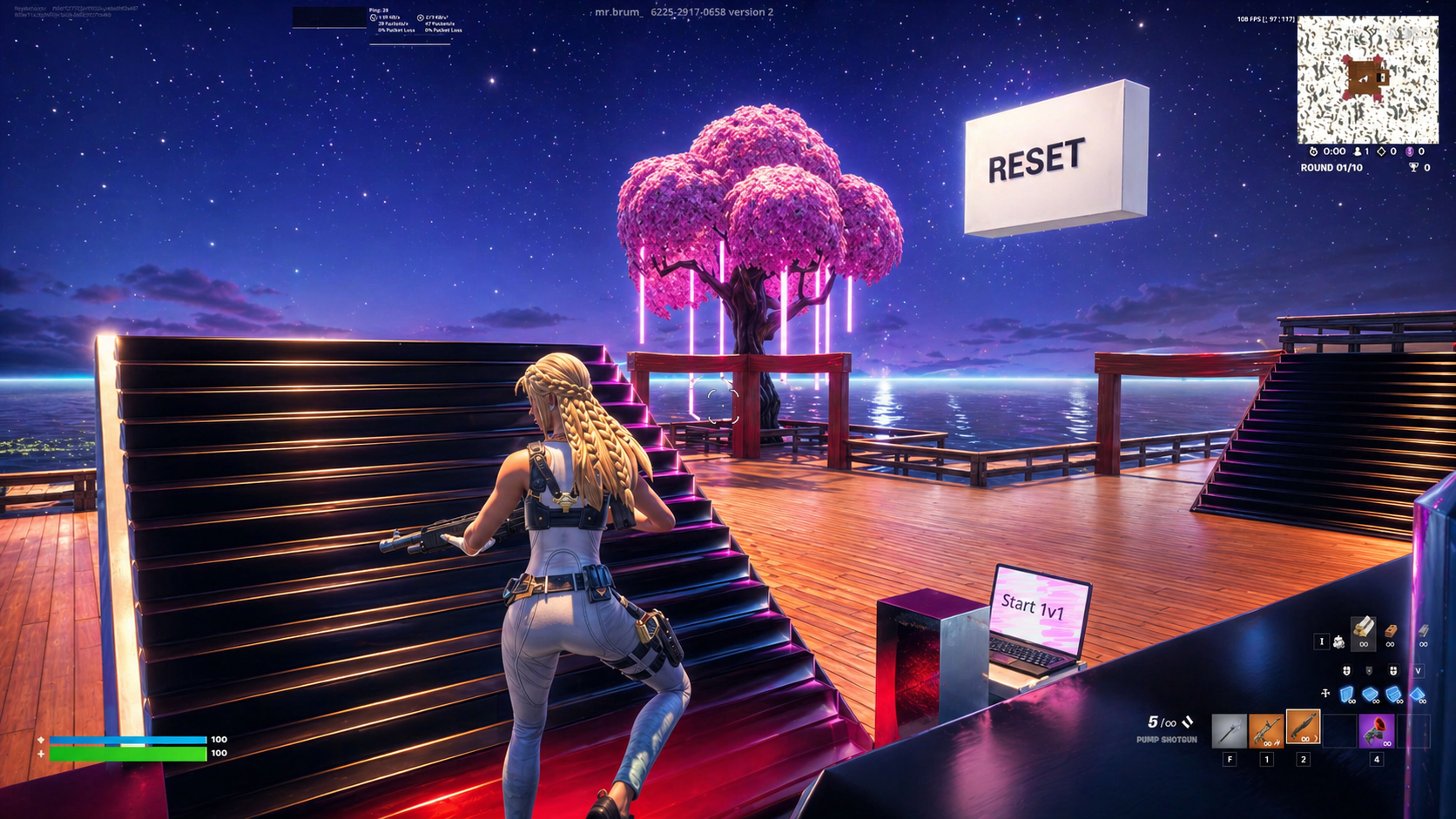 Mr.Brum's 1v1 Build Fights reset deck screenshot